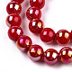 Electroplate Opaque Glass Beads Strands(GLAA-T032-P8mm-AB04)-2