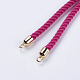 Nylon Twisted Cord Bracelet Making(MAK-F018-16G-RS)-4