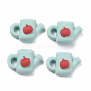 Opaque Resin Cabochons, Watering Can, Light Cyan, 15x12.5x9mm(RESI-H142-A05)