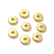 Brass Spacer Beads, Disc, Real 18K Gold Plated, 5x1.2mm, Hole: 1.5mm(X-KK-P249-04B-G)