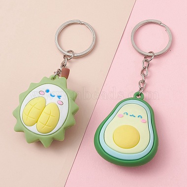 Fruit Theme PVC Pendants Keychain(KEYC-YW0001-15)-2