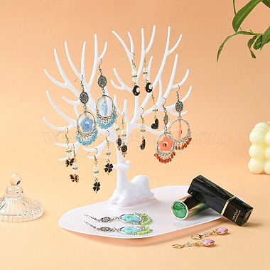 Deer Tree Acrylic Earring Display Tray Ornament(EDIS-N010-04)-5