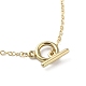 Rotated Hourglass Flat Round Alloy Pendant Necklaces for Women(NJEW-G131-01D)-3