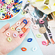 720Pcs 9 Colors Opaque Acrylic Linking Rings(SACR-FH0001-07)-3