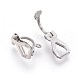 304 Stainless Steel Clip-on Earrings Components(X-STAS-F188-07P)-1