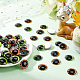 BENECREAT 72Pcs 2 Colors Eye Printed Glass Cabochons(GGLA-BC0001-009)-4