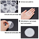 ahademaker 4 bolsas 4 estilos pegatina transparente impermeable con patrón de encaje para mascotas(DIY-GA0003-31)-4