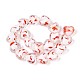 innere Blume handgefertigte Lampwork Perlen Str&auml;nge(LAMP-T022-19)-1