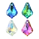 4Pcs 4 Colors Electroplated Glass Pendants(EGLA-YW0001-59)-1