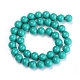 brins de perles de jade mashan naturel teint(X-DJDA-E266-6mm-01)-2