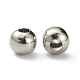 304 Stainless Steel Hollow Round Seamed Beads(X-STAS-R032-3mm)-2