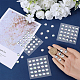 10 Sheets Transparent Acrylic Rhinestone Sticker(DIY-GF0009-14A)-3