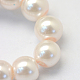 bicarbonato de vidrio pintado nacarado perla hebras grano redondo(HY-Q003-10mm-41)-3