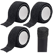 Self Adhesive Cloth Felt Strips, for Hardwood Floors to Prevent Scratches Soundproofing, Black, 2.5x0.1cm, about 4.5m/roll(DIY-WH0349-164B)