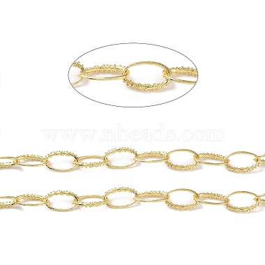 Rack Plating Brass Oval Link Chains(CHC-C005-08G)-2