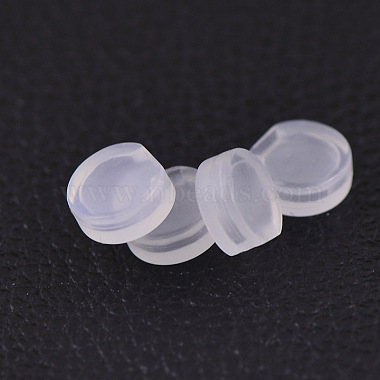 Coussinets en plastique de confort pour clip sur boucles d'oreilles(X-KY-P007-A01)-2