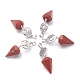Natural Red Jasper Pendants(G-O194-14)-1