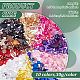 300G 10 Colors Acrylic Beads(SACR-ME0001-03)-2