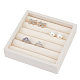 MDF Covered with Velvet Ring Organizer Display Trays(RDIS-WH0011-39B)-1
