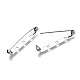 201 Stainless Steel Brooch Pin Back Safety Catch Bar Pins(STAS-S117-022E)-3