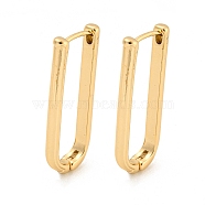Alloy Hoop Earring, with Steel Pin, Oval, Light Gold, 29.5x3x11mm(EJEW-P269-19KCG)
