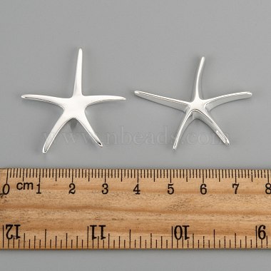 Brass Starfish/Sea Stars Pendants(KK-BB11654)-3