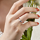 2 Sets 2 Colors 304 Stainless Steel Plain Band Rings Set for Women(RJEW-AN0001-20)-5