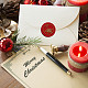 Brass Wax Seal Stamp with Handle(AJEW-WH0184-0668)-4