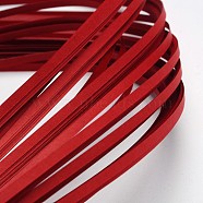 Quilling Paper Strips, Red, 390x3mm, about 120strips/bag(X-DIY-J001-3mm-B31)