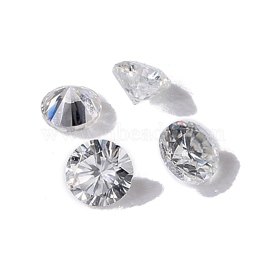 White D Color Round Cut Loose Moissanite Stones(RGLA-WH0016-01D)-5