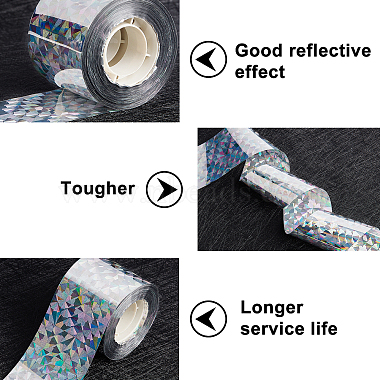 SUPERFINDINGS Self-Adhesive Bird Repellent Scare Tape(TOOL-FH0001-12)-2