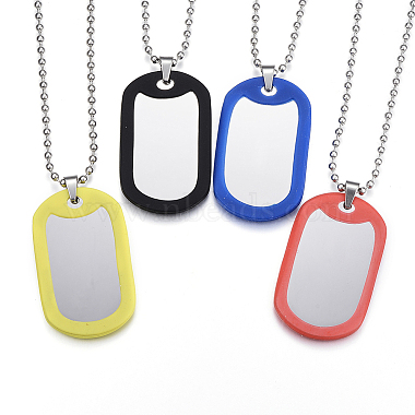 Mixed Color Stainless Steel Necklaces