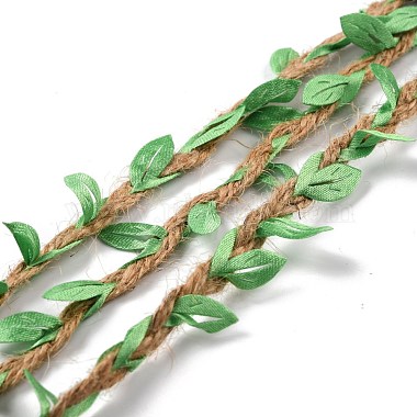 поделки венок листва зеленые листья лента декоративный(OCOR-M007-01D)-4