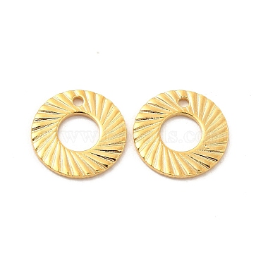 Real 24K Gold Plated Ring 201 Stainless Steel Pendants