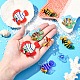 5Pcs Handmade Lampwork Pendants(LAMP-YW0001-68A)-5