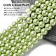Eco-Friendly Dyed  Glass Pearl Round Bead Strands(HY-A002-8mm-RB065)-3