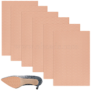 Silicone Self-adhesive Anti-Slip Shoe Bottom Pads, Rectangle, Peru, 152x100x1.5mm(FIND-WH0128-24C)