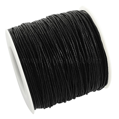 1mm Black Waxed Cotton Cord Thread & Cord