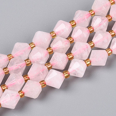 naturel a augment&eacute; perles de quartz brins(G-T144-23A-05)-4