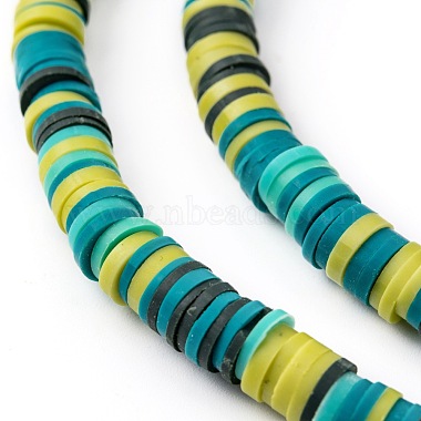 Handmade Polymer Clay Beads Strands(CLAY-R089-6mm-T02B-26)-6
