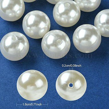 Perles rondes en plastique imitation abs(MACR-YW0002-20mm-82)-3