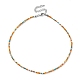 Glass Beaded Necklace(NJEW-Z029-05G)-1