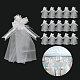 Polyester Pull Bows with Gauze Fabric(AJEW-WH0485-10)-8