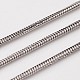 Tarnish Resistant 304 Stainless Steel Round Snake Chains(CHS-L015-06)-1