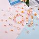 150 Pieces Random Rose Acrylic Beads Bear Pastel Spacer Beads Butterfly Loose Beads for Jewelry Keychain Phone Lanyard Making(JX543I)-5