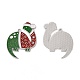 colgantes de esmalte de aleación de chapado en estante de tema navideño(PALLOY-O109-19P)-1