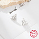 Boucles d'oreilles à tige en argent sterling plaqué rhodium anti-ternissement en forme de diamant 925 pour femmes(CC0572-1)-3