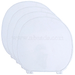 Plastic Table Tennis Racket Protective Film, Half Round, 163x164x1.5mm(AJEW-WH20018-311C)