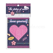 Paper Memo Paper Sticky Notes, Message Paper, Rectangle, Hot Pink, 105x75mm, 100 sheets/bag(PW-WG16116-04)