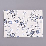 Paper Envelope Flower Pattern, Colorful, 176x124.5x0.4mm(DIY-WH0148-15D)